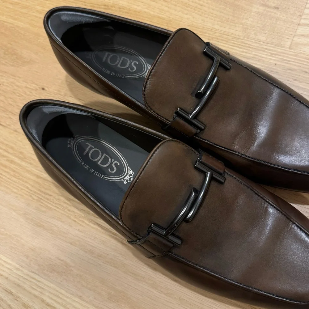 TOD'S | Doppia Double  Leather Bit Loafer ~ Size 6.5 ( 40/41)